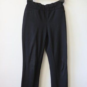black formal straight dress pants